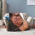 thumbnail image 6 of Danny Devito Blanket Flannel Soft Throw Blankets for Bedroom Livingroom Sofa Home 50""X40"", Black, 6 of 6