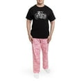 thumbnail image 5 of CafePress - Motorcycle Men's Dark Pajamas - Men's Dark Loose Fit Cotton Pajama Set, 5 of 7