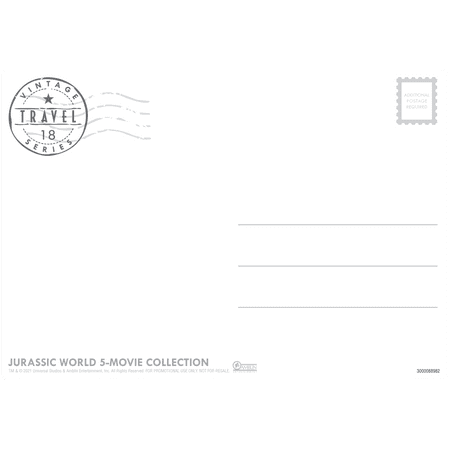 Jurassic World 5-Movie Collection (DVD + Postcard) (DVD)