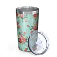 thumbnail image 2 of Pioneer Flower 10oz Tumblers Stainless Steel Tumbler with Lid and Straw,Vacuum Insulated Double Wall Travel Tumbler Cups with Cleaning Brush for Coffee, Tea, 2 of 4