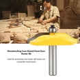 thumbnail image 4 of 1/2in Shank Woodworking Cove Raised Panel Router Bit Cemented Carbide Router Bit for Electric Wood Routers Engraving Machines Yellow Heat Resistant Coating High Hardness Long Servi, 4 of 7