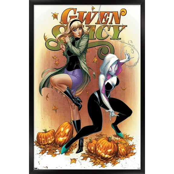 Marvel Comics - Ghost Spider - Gwen Stacy #1 Wall Poster, 14.725" x 22.375", Framed