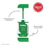 Hally Hair Shade Stix, Patent-Pending Temporary Hair Makeup, Green, Vegan, 12 ml