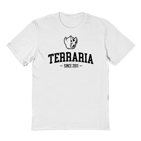 Terraria Terraria Since 2011 Graphic White Men's Cotton T-Shirt