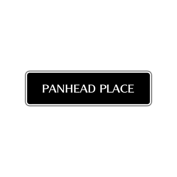 Panhead Place Harley Aluminum Metal Novelty Street Sign Wall Décor Gift 4x18
