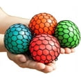 thumbnail image 3 of Grape Mesh Squeeze Ball 3 Pack, 3 of 4