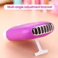 thumbnail image 4 of Mini ventilador enfriador portátil Qarigey con cuerda colgante color rosado, 4 of 6