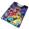 thumbnail image 5 of Power Rangers T Shirt 3d Printed Crewneck Graphic Short Sleeve Tees For Mens, 5 of 6
