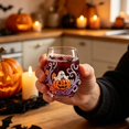 thumbnail image 5 of 2D Halloween Artisan Glassware Collection, Stemless Drinking Glasses, Halloween Glassware Collection Clear Tumbler, Pumpkin Pattern Craft, Iced Coffee Juice Cup Decor, 1 Pc, 5 of 6