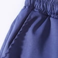 thumbnail image 6 of EOYWHK Mens Drawstring Shorts with Pockets Drawstring Mens Elastic Waist Shorts Soft Lightweight Breathable Active Shorts for Men Blue, Size XXL, 6 of 8