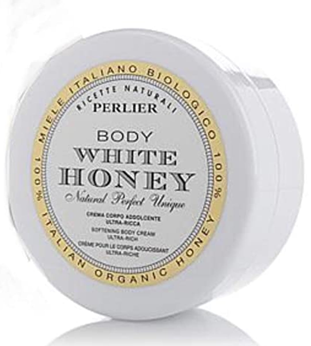 Perlier White Honey and Sicilian Almond Body Cream 100 Organic Italian
