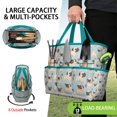 thumbnail image 2 of Garden Tool Bag,Pug and Love Heart Garden Tool Organizer,Garden Gifts,Waterproof Multi-Pocket Garden Tool Storage 11.8x5.5x11.4 Inch(Tools NOT Included), 2 of 6