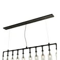thumbnail image 2 of Meyda 201075 75 in. PipeDream Bottle Pendant - Wrought Iron, 2 of 7