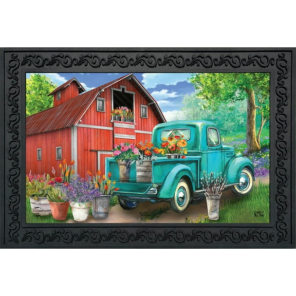 Briarwood Lane Farm In Spring Doormat