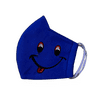 Smile Embroidery | Non-Medical | Triple Layer | Reusable | Washable | Soft Cotton Fabric Adult Mask with Dust Filter