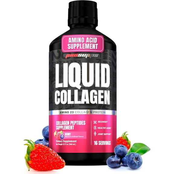 PROSUPPS L-Carnitine 1500mg Stimulant Free Liquid Shots for Men & Women (31 Servings, Berry)