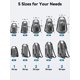 thumbnail image 2 of Dry Bag Waterproof for Women Men, 5L/10L/20L/30L/40L Roll Top Lightweight Dry Storage Bag Backpack with Phone Case for Travel, Swimming, Boating, Kayaking, Camping & Beach, 11 Transparent Co, 2 of 5