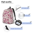 thumbnail image 5 of Balery Rose Flowers Vintage Canvas Backpack for Men and Women - Large Capacity, Durable Travel Laptop Bag for School, Work, Hiking, and Outdoor Activities, 5 of 7