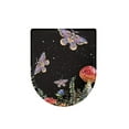 thumbnail image 6 of KUIFORTI Mushroom Butterfly Toilet Covers Black Toilet Seat Cover Elongated Toilet Lid Covers Dust Cover for Bathroom Decorations, 6 of 6