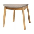 thumbnail image 5 of Baxton Studio Darrion Mid-Century Modern Grey Fabric and Natural Oak Finished Wood 2-Piece Dining Chair Set, 5 of 7
