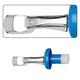 thumbnail image 3 of Tapón de sellado de vino tinto para apretar, 10 Uds., tapón redondo azul claro MFZFUKR CPB-DE-WX866-10, 3 of 5