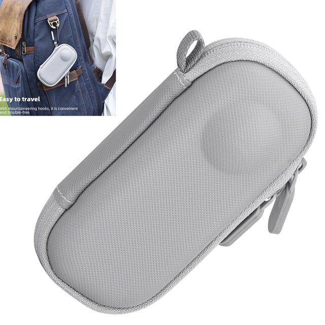 Jixopn - Funda protectora rígida de poliuretano para Insta360 One X3/2 (gris)