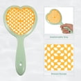 thumbnail image 3 of Unique Bargains Vent Hair Brush for Women for Curly Straight Wavy Hair Heart Shape Green, 3 of 7