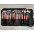 thumbnail image 3 of Kit 24 brochas maquillaje + estuche enrollable – cerdas suaves sintéticas, 3 of 4