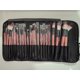 thumbnail image 3 of Kit 24 brochas maquillaje + estuche enrollable – cerdas suaves sintéticas, 3 of 4