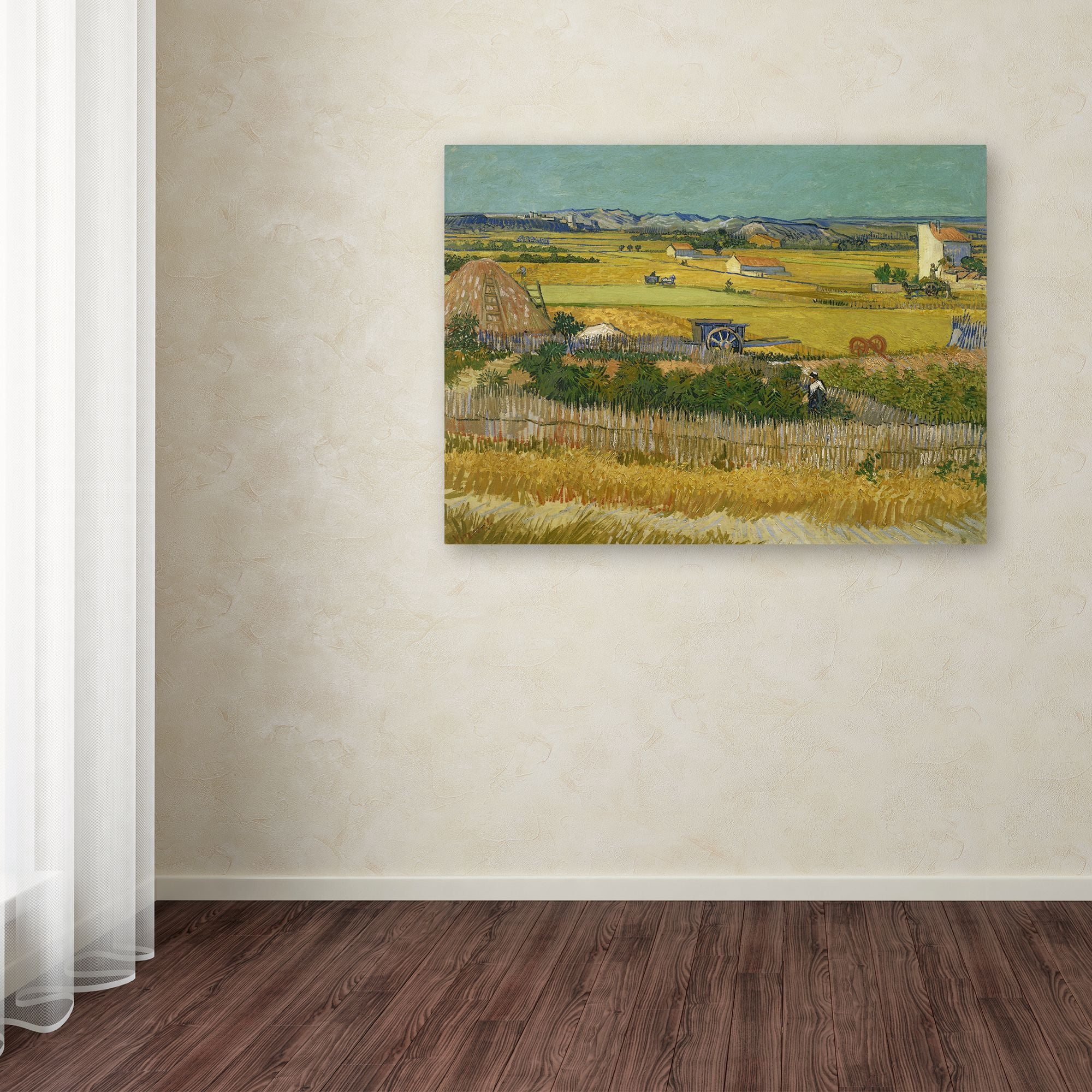 Van Gogh 'The Harvest' Canvas Art