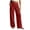 Red, variant on JYnXIANTI Women's Pants Lightweight High Waist Tie Front Trousers Breathable Thin Summer Pants Loose Beach Vacation Clothes