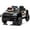 Black-Police, variant on Track Seven 12V Ride on Car, Licensed Dodge RAM 3500 Ride On Truck with Remote Control, Rear Shock Suspension, LED Headlights, Low Battery Alarm, Bluetooth, Music, Ride on Toy for Kids Aged 3+, Pink