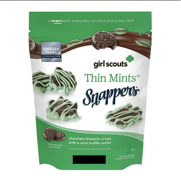 Edward Marc Chocolatier Snappers Girl Scouts Thin Mints Cluster 6 oz