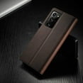 thumbnail image 6 of Galaxy Note 20 5G Case, PU Leather Wallet Folio Flip Magnetic Buckle Slim Back Cover Built-in Card Holder Slot and Stand for Samsung Galaxy Note 20 5G (Brown), 6 of 7