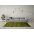 thumbnail image 3 of Ahgly Company Indoor Rectangle Oriental Green Industrial Area Rugs, 2' x 3', 3 of 4
