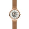 Skagen Ladies' Anita Automatic Rose-Tone Steel-Mesh Watch (SKW2960)