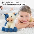 thumbnail image 4 of Cute Cow Stuffed Animal Plush Toy, Soft Adorable Farm Cattle Doll for Kids, Toddlers & Girls, Kawaii Birthday Gift & Nursery Decor (1 Plush Toy), 4 of 6