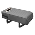 thumbnail image 4 of Alfombrilla universal Zulema para reposabrazos con bolsillo de almacenamiento gris, 4 of 8