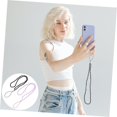 thumbnail image 3 of HUGFEGWE 2pcs Mobile Phone Straps Phone Lanyards Neck Ropes for Phone Mobile Phone Chains Phone Hanging Straps U2536-23063, 3 of 9