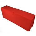 thumbnail image 1 of Red Stretch Tablecloth, Polyester Spandex Material Stretch Spandex Table Cover Good Elasticity  For Party For Banquet For Wedding 8FT(244x76x76cm), 1 of 8