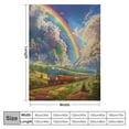 thumbnail image 4 of Orinice Rainbow Train Throw Blanket, Super Soft Warm Throw Blanket for Couch, Sofa, Chair, Bed - Extra Cozy, Machine Washable, Comfortable Home Decor,  40x50in, 4 of 6