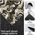 thumbnail image 3 of Black White Gold Marble Pattern Kitchen Rugs Sets Of 3,Kitchen Runner Rugs Non Skid Washable,Decorative Kitchen Floor Mats for Kitchen,Sink,Laundry,17"x30"+ 17"x47" + 17"x59", 3 of 6