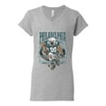 thumbnail image 2 of Wild Bobby, Philadelphia Fan | PHI Fantasy Football ,Sports, Women Standard V-Neck Tee, Heather Grey, Small, 2 of 4