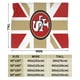 thumbnail image 2 of Manta de microfibra ultra suave de los San Francisco 49ers, manta de microfibra, manta cálida de lujo para todas las estaciones, para ropa de cama, sofá y viajes, 2 of 5