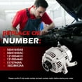 thumbnail image 3 of SINOCMP Alternator Replace Part OE# 56041693AB 56041693AC Compatible with Dodge Dakota 2001-2006, Jeep Grand Cherokee 2001-2004, Jeep Liberty 2002-2006, Mitsubishi Raider 2006, 3 of 7