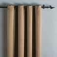 thumbnail image 7 of Home Soft Things Solid Blackout Curtains/Drapes Thermal Insulated Grommet Darkening Curtains, 2 Curtains and 2 Tiebacks Set - Amphora - 54 x 96 inches, 7 of 7