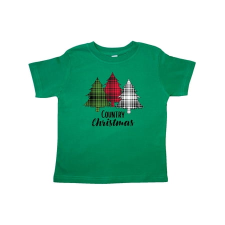 

Inktastic Country Christmas Plaid Trees Gift Toddler Boy or Toddler Girl T-Shirt
