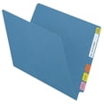 thumbnail image 4 of 14 pt Color Folders, Full Cut 2-Ply End Tab, Letter Size, Blue (Box of 50), 4 of 8
