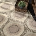 thumbnail image 3 of Medallion Grey Hand Tufted Wool Rug, 5' x 8', 3 of 6