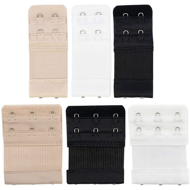 Pieza Extensión De Sujetador Para Sujetadores Con Ganchos Negro Blanco Beige Flexible